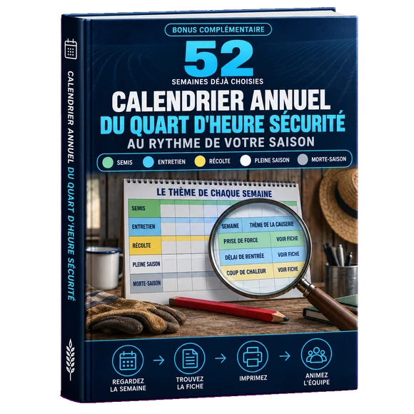 Bonus 1, Calendrier Annuel du Quart d'Heure Sécurité